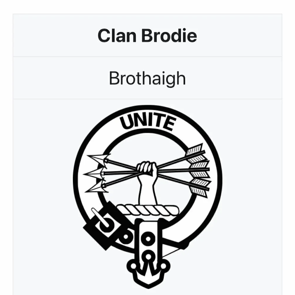 Scottish Clan Brodie Crest Kilt Or Brooch Pin NWOT - Picture 6 of 7